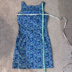 Express Floral Sheath Dress Blue Womens size small